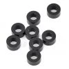 Yokomo 3x6x3.0mm Aluminum Shim (Black) (8)
